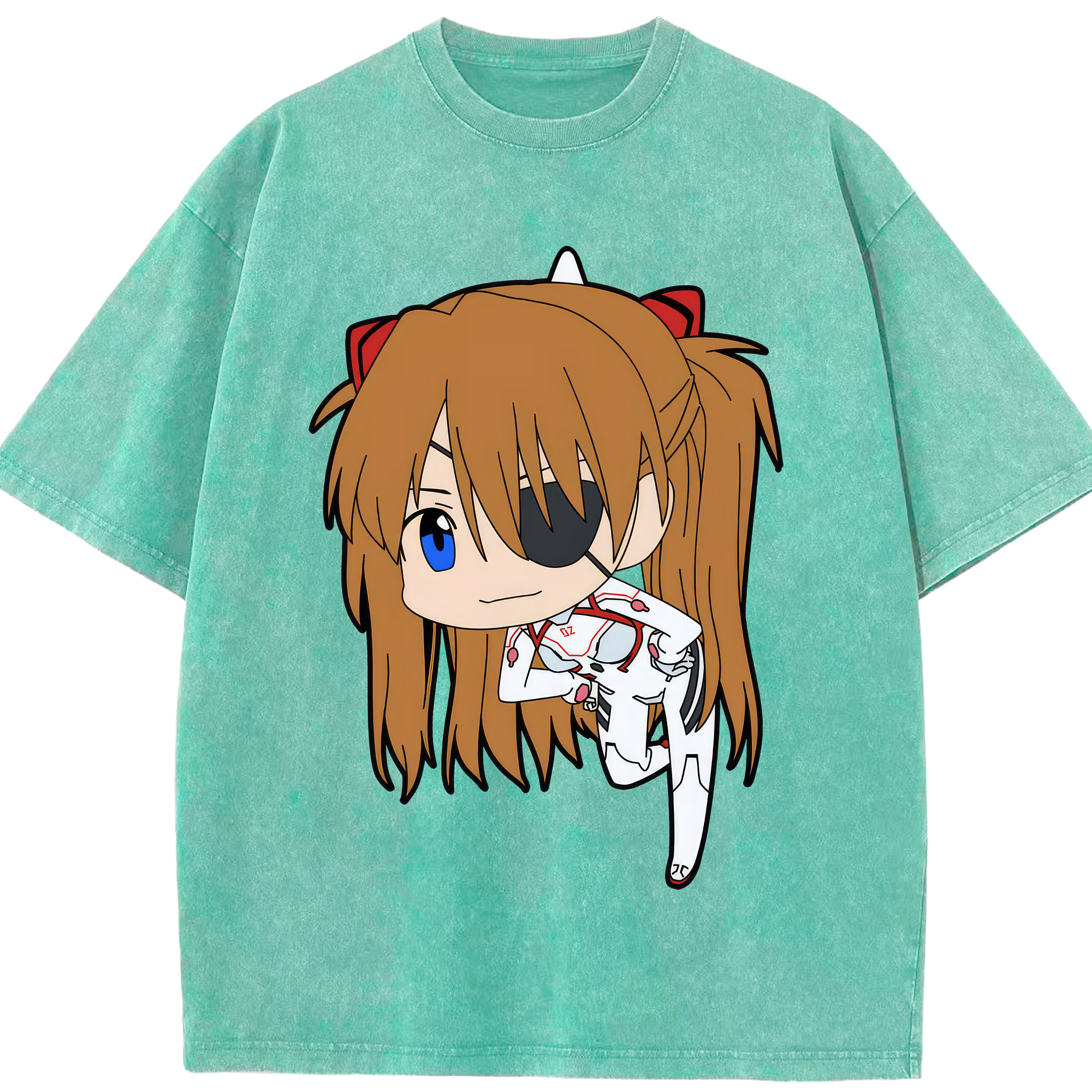 （画像用） EVA 新世紀エヴァンゲリオン 綿100% ヴィンテージ風 半袖Tシャツ（フロントプリント）